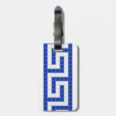 Grieks Bagagelabel (Achterkant verticaal)