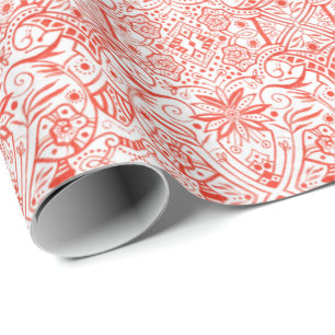 Grieks Barokke Arabesque  Bohemian Pattern W Cadeaupapier