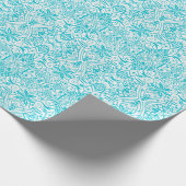 Grieks Baroque Arabesque  Bohemiaans Patroon Cadeaupapier (Hoek)