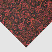 Grieks Baroque Arabesque  Bohemian Pattern Tissuepapier (Detail)