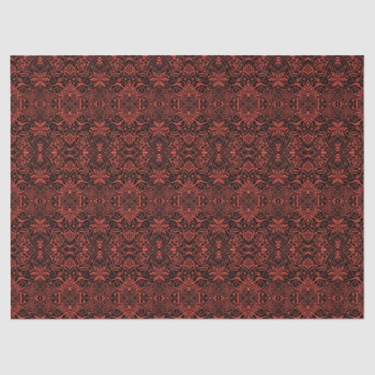 Grieks Baroque Arabesque  Bohemian Pattern Tissuepapier (Voorkant)