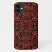 Grieks Baroque Arabesque Pattern Black Terracotta Case-Mate iPhone Case (Achterkant)