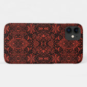 Grieks Baroque Arabesque Pattern Black Terracotta Case-Mate iPhone Case (Achterkant (horizontaal))