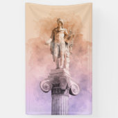 Grieks beeld van Apollo Spandoek (Verticaal)