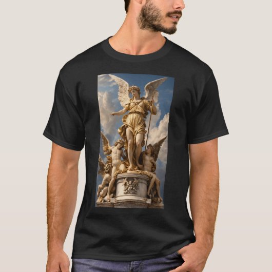 Grieks beeld van god t-shirt (Voorkant)