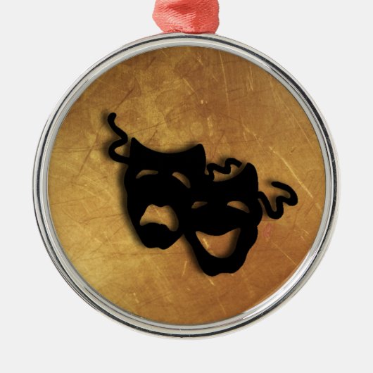 Grieks bioscoopmasker van het Ornament van Comedy  (Voorkant)