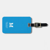 Grieks blauw bagagelabel (Voorkant horizontaal)