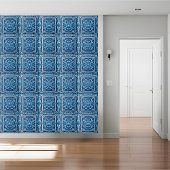 Grieks Blauw en Wit Tegel Patroon Backsplash Tegeltje