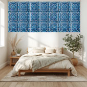 Grieks Blauw en Wit Tegel Patroon Backsplash Tegeltje