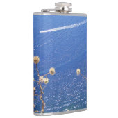 Grieks blauw Zee Heupfles (Rechts)