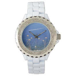Grieks blauw Zee Horloge