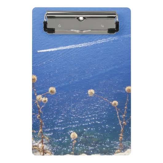 Grieks blauw Zee Mini Klembord (Voorkant)