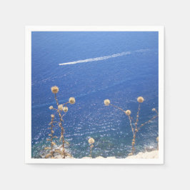 Grieks blauw Zee Servet