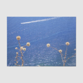 Grieks blauw Zee Tissuepapier