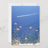 Grieks blauw Zee Vat Birthday Kaart (Achterkant)