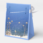 Grieks blauw Zee Vierbox Bedankdoosjes (Achterkant)