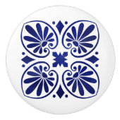 Grieks Bloeiend Ornament Keramische Knop (Voorkant)