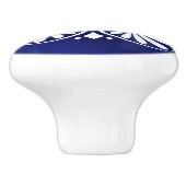 Grieks Bloeiend Ornament Keramische Knop (Zijkant)