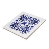 Grieks Bloeiend Ornament Tegeltje (Zijkant)