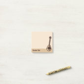 Grieks Bouzouki-icoon Post-it® Notes (Op bureau)