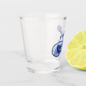 Grieks Bouzouki Shot Glass Glas (Links)