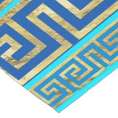 Grieks boze oog en Griekse sleutelversiering Korte Tafelloper (Hoek)