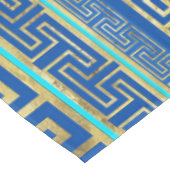 Grieks boze oog en Griekse sleutelversiering Tafelkleed (Gekanteld)