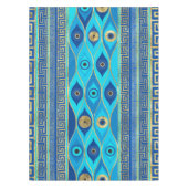 Grieks boze oog en Griekse sleutelversiering Tafelkleed (Voorkant)