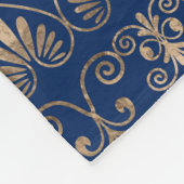 Grieks-boze oog-versiering fleece deken (Hoek)