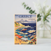  Grieks Briefkaart van reizen (Staand voorkant)