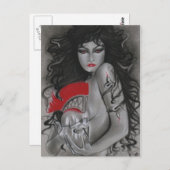 Grieks Briefkaart voor Mythologie Medusa (Voorkant / Achterkant)