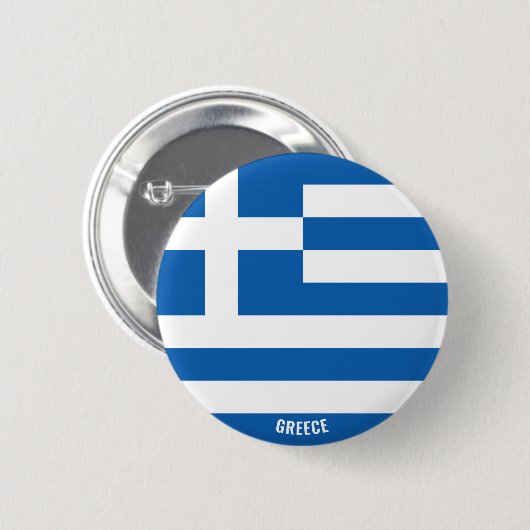 Grieks Button voor de charming van het patriottisc (Voorkant /achterkant)