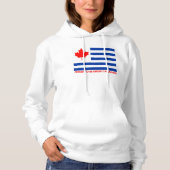 Grieks-Canadees Hoodie (Voorkant)