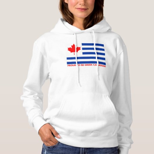 Grieks-Canadees Hoodie (Voorkant)