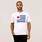Grieks Canadees T-shirt (Voorkant volledig)