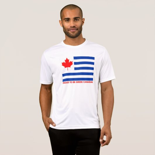 Grieks Canadees T-shirt (Voorkant volledig)