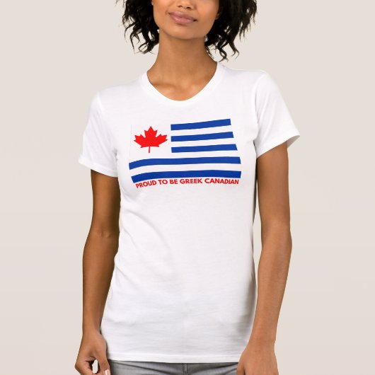 Grieks Canadees T-shirt (Voorkant)
