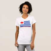 Grieks Canadees T-shirt (Voorkant volledig)