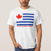 Grieks Canadees T-shirt (Voorkant)
