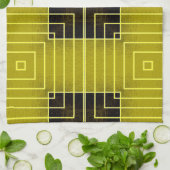 Grieks Chic Towel-geel Theedoek (Gevouwen)