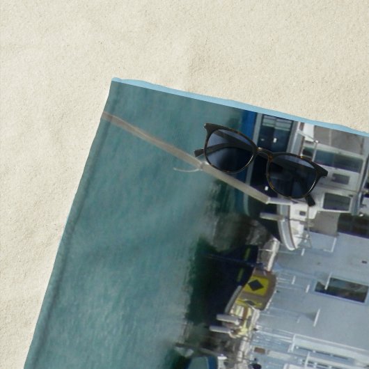 Grieks Cyclades Gevist dorp strandlaken (In situ)