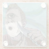 Grieks Cyclops Knife Scheren Fantasy Glass Onderze Glazen Onderzetter (Achterkant)