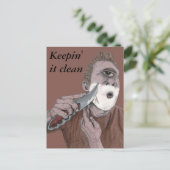 Grieks Cyclops Knife Shave Fantasy Art Briefkaart (Staand voorkant)