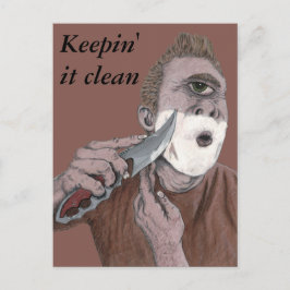 Grieks Cyclops Knife Shave Fantasy Art Briefkaart