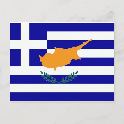 Grieks-Cypriotische vlag Briefkaart (Voorkant)
