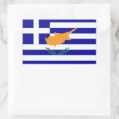 Grieks-Cypriotische vlag Rechthoekige Sticker (Tas)