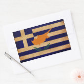 Grieks-Cypriotische vlag Rechthoekige Sticker (Envelop)