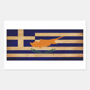 Grieks-Cypriotische vlag Rechthoekige Sticker