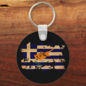 Grieks-Cypriotische vlag Sleutelhanger (Voorkant)