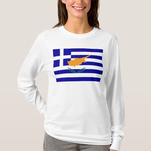 Grieks-Cypriotische vlag T-shirt (Voorkant)